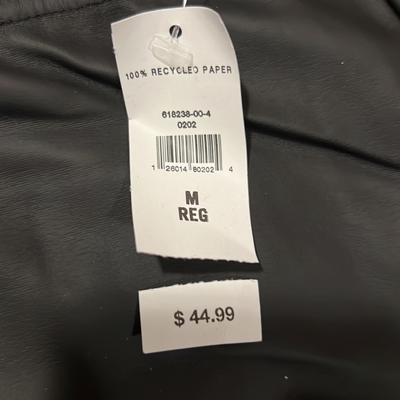 The Gap - faux leather in front leggings size med - Picture 7 of 7